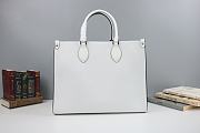 Louis Vuitton Onthego MM Epi Leather In White M56229 Size: 34x26x13cm  - 3
