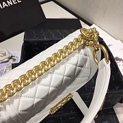 Chanel Leboy 2020 Hanbag In White Size 20cm - 3