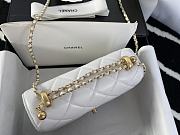 Chanel Flap Bag In White 2020 Ready-to-Wear Collection Size 20x14x7cm - 3