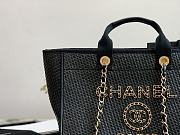 Chanel Deauville Tote Bag Summer 2021 Collection Large Black Size 38cm - 2