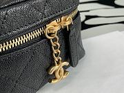 Black Chanel Small Classic Box  With Chain Size 8.5×11×7cm  - 6