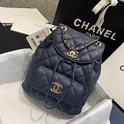 Hanel Classic Flap Quilted Backpack Caviar Bag As1371 Size: 21.5x24x12cm - 4