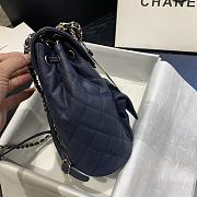 Hanel Classic Flap Quilted Backpack Caviar Bag As1371 Size: 21.5x24x12cm - 5