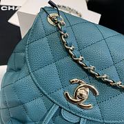 Chanel Classic Flap Quilted Backpack Caviar Bag  AS1371 Size: 21.5X24X12cm - 4
