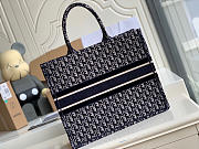 Dior Book Tote Dior Oblique Embroidery Bag M1286 Size 36cm - 6