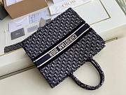 Dior Book Tote Dior Oblique Embroidery Bag M1286 Size 36cm - 3