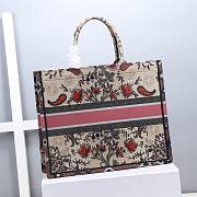 Dior Book Tote Multicolor Dior Flowers Embroidery M1286 Size 41.5x32x5cm - 5