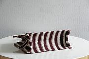 Dior Book Tote Stripes Embroidery Multisize  - 6