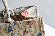 Dior Book Tote in Beige Thread Embroidery 41.5cm - 4