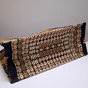 Dior Book Tote Yellow Multicolor Dior Paisley Embroidery 41.5cm - 2
