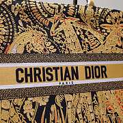 Dior Book Tote Yellow Multicolor Dior Paisley Embroidery 41.5cm - 6