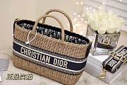 Dior Wicker Basket bag Size 28x21x12cm - 2