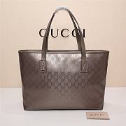 Gucci Silver GG Imprime Tote Bag 211137 38cm - 5