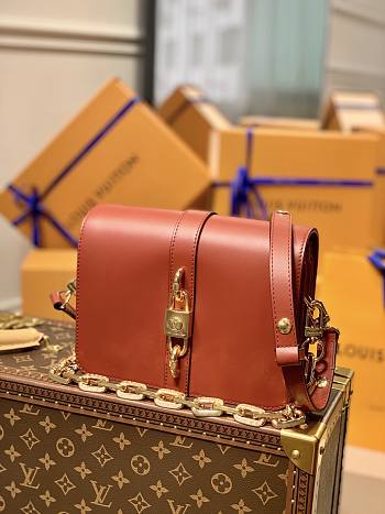 Louis Vuitton Rendez-Vous Hand Bag Calfskin Leather M57744 Size 17x22x7cm