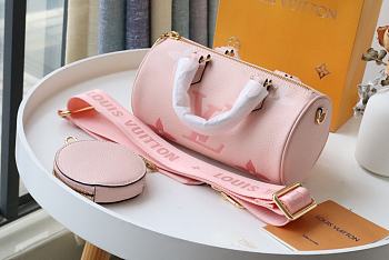 Louis Vuitton Papillon BB Monogram Empreinte In Rose M45707 Size 20x10x10cm