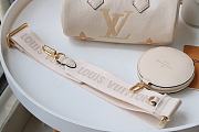 Louis Vuitton Papillon BB Monogram Empreinte In Creme M45708 Size 20x10x10cm - 6