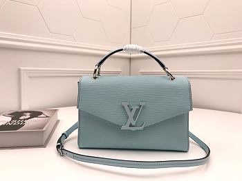 Louis Vuitton Pochette Grenelle Epi In Blue 23.5cm