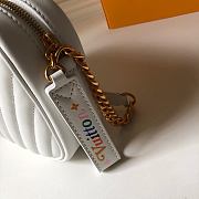 Louis Vuitton New Wave Calfskin Leather In White M53683 Size 21.5x15.5x6.0cm - 6