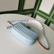 Louis Vuitton New Wave Calfskin Leather In Blue M53683 Size 21.5x15.5x6.0cm - 3
