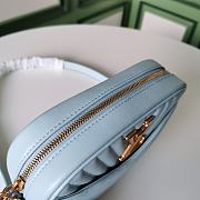 Louis Vuitton New Wave Calfskin Leather In Blue M53683 Size 21.5x15.5x6.0cm - 5