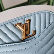 Louis Vuitton New Wave Calfskin Leather In Blue M53683 Size 21.5x15.5x6.0cm - 6