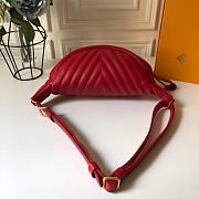 Louis Vuitton New Bumbag Wave Waist Bag In Red M53750 Size: 37x14x13 cm - 5