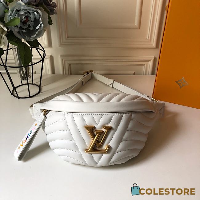 Louis Vuitton New Bumbag Wave Waist Bag In White M53750 Size 37x14x13 cm - 1
