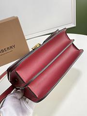 Burberry Small Cotton Canvas and Leather TB Bag Size 21x16x6cm - 3