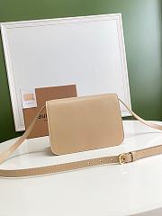 Burberry Small Leather TB Bag In Warm Sand Size 21x6x16cm - 5