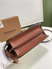 Burberry Small Tri-tone Canvas and Leather TB Bag Size 21x16x6cm - 4