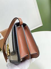 Burberry Small Tri-tone Canvas and Leather TB Bag Size 21x16x6cm - 2