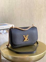Louis Vuitton Lockme Chain Bag in Black M57073 Size 23x16x10cm - 1