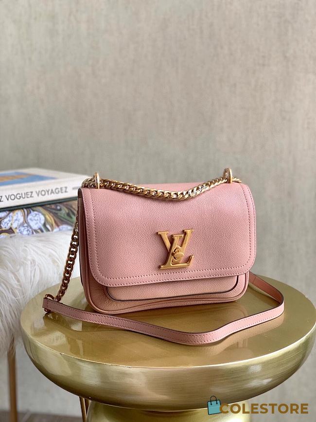 Louis Vuitton Lockme Chain Bag In Pink M57071 Size 23x16x10cm - 1