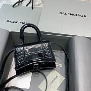 Colestore Balenciaga Hourglass Embossed Leather Mini Bag Size 11.5x14x4.5cm - 1