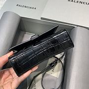Colestore Balenciaga Hourglass Embossed Leather Mini Bag Size 11.5x14x4.5cm - 3