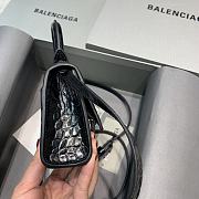 Colestore Balenciaga Hourglass Embossed Leather Mini Bag Size 11.5x14x4.5cm - 5