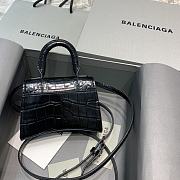 Colestore Balenciaga Hourglass Embossed Leather Mini Bag Size 11.5x14x4.5cm - 2