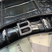 Colestore Balenciaga Hourglass Embossed Leather Mini Bag Size 11.5x14x4.5cm - 4