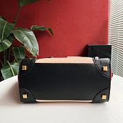 Ceiline Micro Luggage Handbag In Textile And Natural Calfskin Size: 27x27x15cm - 6