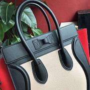 Ceiline Micro Luggage Handbag In Textile And Natural Calfskin Size: 27x27x15cm - 2