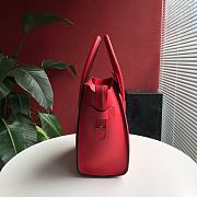 Ceiline Nano Luggage Bag In Red 168243AQL Calfskin Size: 20x20x10cm - 3
