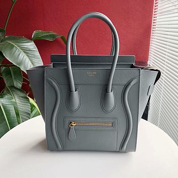 Nano Luggage Bag In Baby Drummed Calfskin 168243AQL Size 20x20x10cm
