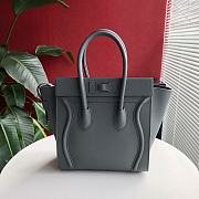 Nano Luggage Bag In Baby Drummed Calfskin 168243AQL Size 20x20x10cm - 5