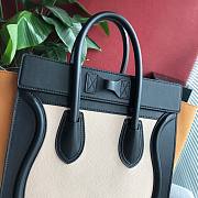Ceiline Micro Luggage Handbag In Natural Yellow Calfskin Size: 27x27x15cm - 5