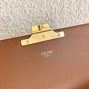 Ceiline Triomphe Shoulder Bag In Triomphe Canvas And Calfskin Size 20×10×4cm - 2
