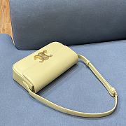 Ceiline Triomphe Shoulder Bag In Shiny Calfskin Size 20×10×4cm - 4