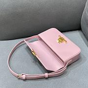 Ceiline Triomphe Shoulder Bag In Rose Quartz Size 20×10×4cm - 5