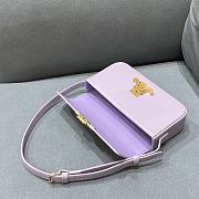 Ceiline Triomphe Shoulder Bag In Lavender Grey Size 20×10×4cm - 4