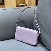 Ceiline Triomphe Shoulder Bag In Lavender Grey Size 20×10×4cm - 3