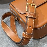 Ceiline Triomphe Shoulder Bag In Natural Calfskin Size 20×10×4cm - 6